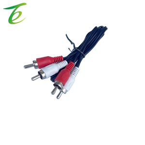 บัวสองชั้นเป็นคู่บัว2 RCAto2RCA 2เป็นคู่สัญญาณเสียงโทรทัศน์สี่สาย - Product Image 5