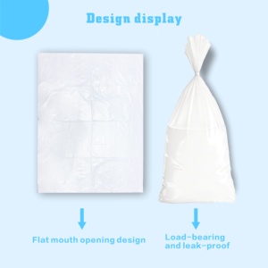 Bolsas de Plástico PE Planas de Gran Capacidad, Resistentes al Polvo y la Humedad, Bolsas de Polietileno Gruesas y Resistentes para Almacenamiento, Mudanza y Embalaje - Product Image 2