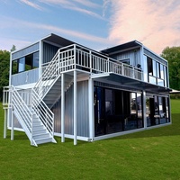 Casa Contenedor Prefabricada Modular Ecológica con Certificación CE, Resistente al Fuego y al Viento, Soluciones para Oficinas y Apartamentos