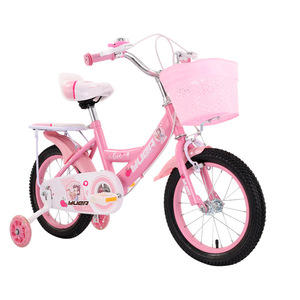Nuova <span class=keywords><strong>Bicicletta</strong></span> per Bambini 2024, Bici da <span class=keywords><strong>Bambina</strong></span> 2-5-9 Anni Edizione Principessa con Rotelle Ausiliarie - Product Image 1