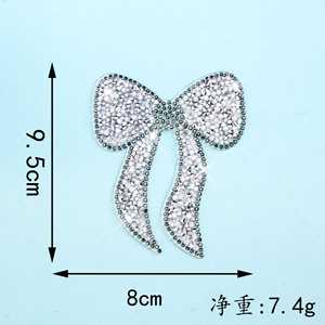 Nouvelle applique thermocollante brillante et colorée en strass pour la décoration de vêtements et de sacs - Product Image 5