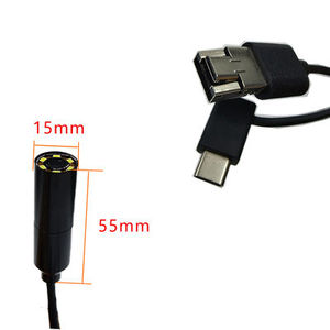 Caméra endoscopique industrielle 4K 8MP 30fps IMX258 USB Plug and Play avec autofocus pour l'inspection des tuyaux, des canalisations et des murs - Product Image 4
