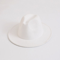 Chapeau de cowboy en coton unisexe à large bord, style rétro panamé, pour le printemps, l'automne, les activités de plein air et les festivals de musique