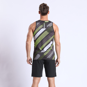 New arrival good quality dry fit fitness custom sport vest <span class=keywords><strong>gym</strong></span> for man - Product Image 4
