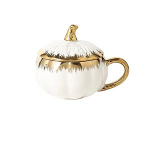 ถ้วยใส่ฟักทองสีส้มทำจากเซรามิกแก้วใส่ข้าวโอ๊ตใส่อาหารเช้าบะหมี่กึ่งสำเร็จรูปชามไข่พร้อมฝาปิด - Product Image 6