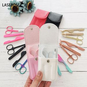 Juego de Herramientas para Pestañas de Marca Privada, Color Rosa, Acero Inoxidable, Pinzas para Pestañas con Logotipo Privado, Aplicador, Tijeras para Cejas, Rizador, Estuche - Product Image 4