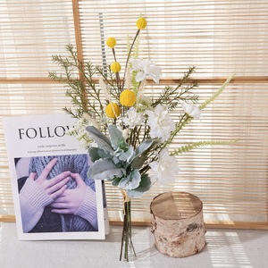 Ramo de Flores Artificiales Senzhong Yimu CF01249, Tela Tejida de Plástico, Decoración para el Hogar y Bodas - Product Image 1