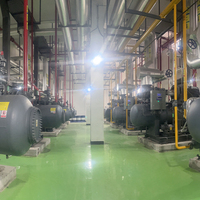 Unité de refroidissement à vis industrielle à eau froide basse température pour patinoire, compresseur à vis refroidi par eau