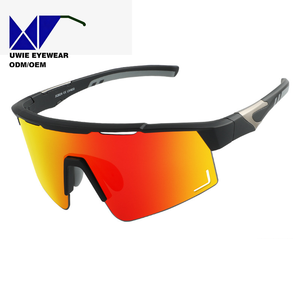Gafas de Ciclismo 624, Media Montura, TR90, <span class=keywords><strong>Lentes</strong></span> <span class=keywords><strong>para</strong></span> Ciclismo de Carretera, <span class=keywords><strong>Lentes</strong></span> Polarizadas, Antivaho, Protección UV, Aptas <span class=keywords><strong>para</strong></span> <span class=keywords><strong>Tenis</strong></span> - Product Image 2