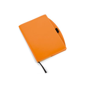 Taccuino arancione 170x215mm fogli 100 rilegatura a fogli mobili Logo personalizzato stampato in formato B5 diario per uso scolastico - Product Image 1