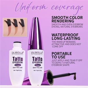 Gel para Tatuajes Desprendible al por Mayor, Resistente al Agua y al Sudor, de Larga Duración, Maquillaje Semipermanente para Cejas - Product Image 4