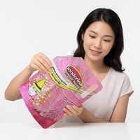 Sac de 2L robuste avec bec verseur et bouchon, pochette avec buse d'aspiration pour emballage de détergent à lessive