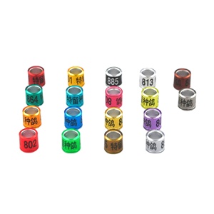 Aluminium <span class=keywords><strong>pigeon</strong></span> ringen gepersonaliseerde ringen voor duiven en vogels - Product Image 1