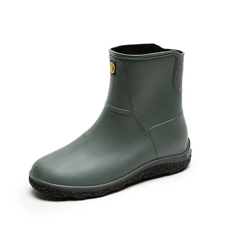 Wasserdichte Regenstiefel für Erwachsene Herren und Damen Silikon-Regenschuhe Hochschuh Weiner Regenschuhe