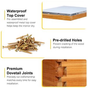 10-<b>Frame</b> Langstroth Beehive Dipped in 100% Beeswax Complete Bee Hives Includes 2 <b>Deep</b> & 2 Super Box with <b>Frames</b> and Foundation - Product Image 6