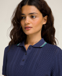 <span class=keywords><strong>Polo</strong></span> respirant à col en V pour femmes jupes de <span class=keywords><strong>tennis</strong></span> de golf OEM ODM vente en gros vêtements de <span class=keywords><strong>tennis</strong></span> à demi-plis du fabricant avec perforations - Product Image 4