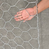 Maille de torsion triple galvanisée d'immersion chaude fabrication de fil d'acier 1 "x 1" maille soudée par volaille d'armure de sergé trous hexagonaux maille de Gabion