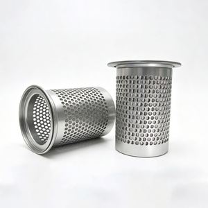 Filtro de Metal Perforado para Compresor Industrial, Resistente a la Corrosión - Product Image 3