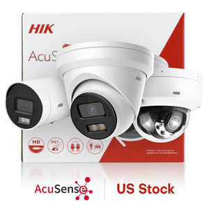 Hik Original 4MP 8MP 4K Acusense Smart Hybrid Light Bullet Dome Turret PoE IP Cameras with Dual Mic - Product Image 1