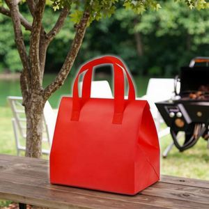 Non-Woven Waterproof Insulated Cooler Bag with Aluminum Film and Zipper Closure for Fresh Food Takeaway - Product Image 6
