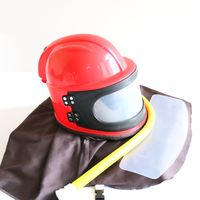 Sécurité des travailleurs de sablage Casque de sablage en acier moulé à vendre casque de sablage antistatique