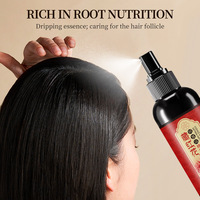 Serum Rambut Herbal Saffron Melembapkan Menutrisi Kulit Kepala Meningkatkan Kilau Menghaluskan Melembutkan Perawatan Rambut Semprotan Serum Harian
