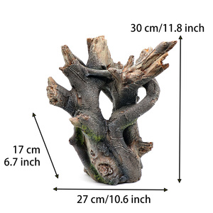 Decoración para Acuario, Tronco de Árbol, Cueva Hueca para Peces Betta y Cíclidos, Rocas para Esconderse - Product Image 2