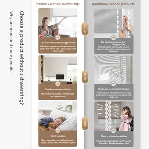 Stores cellulaires occultants personnalisés <span class=keywords><strong>sans</strong></span> cordon, stores en nid d'abeille pour l'obscurcissement des pièces à domicile, <span class=keywords><strong>rideau</strong></span> en nid d'abeille <span class=keywords><strong>sans</strong></span> perçage - Product Image 3