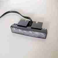 Luz led estroboscópica para salpicadero de vehículo de emergencia, 6x3W