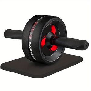 Rouleau de roue automatique pour équipement de fitness vert noir de haute qualité pour abdominaux avec genouillère - Product Image 5
