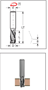 DP Body Plus Router Bits-Cuerpo de acero pesado anidado con alta resistencia mecánica - Product Image 4