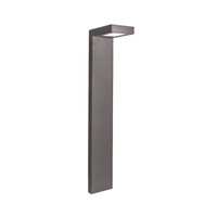 Lampe LED carrée moderne en acier inoxydable Corps en aluminium IP65 Lampes de jardin à énergie solaire pour l'extérieur Lampe solaire moderne