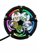 HYNBYZJ Phare de travail LED tout-terrain 3 pouces 6500K 60W 15000 Lumens pour Camion/SUV/Quad/Moto 9-32V Rétrofit/Amélioration