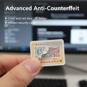 Best-selling customised tamper-proof, anti-counterfeit, <b>waterproof</b> plastic seal <b>labels</b> for void warranty stickers - Product Image 4