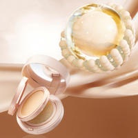 Crème BB minérale liquide personnalisée à étiquette privée 2 en 1, fond de teint, anticernes, nourrissant, hydratant, éclaircissant, coussin d'air 2