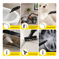 Nettoyeur Vapeur Portable Professionnel DS020 2 bars, Buse Brosse Métallique pour Graisse de Moteur de Moto, Outils de Garage