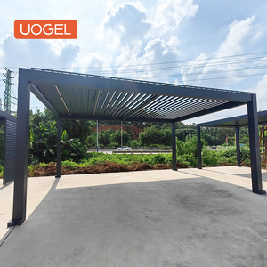 Fournisseur en Chine UOGEL <span class=keywords><strong>de</strong></span> pavillons d'extérieur <span class=keywords><strong>de</strong></span> style luxueux personnalisés avec toit <span class=keywords><strong>de</strong></span> bâtiments <span class=keywords><strong>de</strong></span> <span class=keywords><strong>jardin</strong></span> motorisés modernes et pergola - Product Image 1
