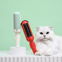 Gants et rouleaux écologiques en plastique pour enlever les poils d'animaux, attrape-poils facile à utiliser pour chats et chiens, accessoire de nettoyage et de toilettage