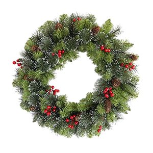 Guirlande et couronne de Noël décorées en matériau PE - Product Image 2