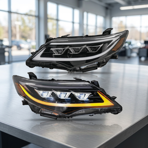 Nuevo Faro Delantero LED Modificado para Automóviles Estadounidenses, Luz Amarilla de Alta Calidad a Precio de Fábrica para Toyota Camry 2012 2013 2014 - Product Image 1