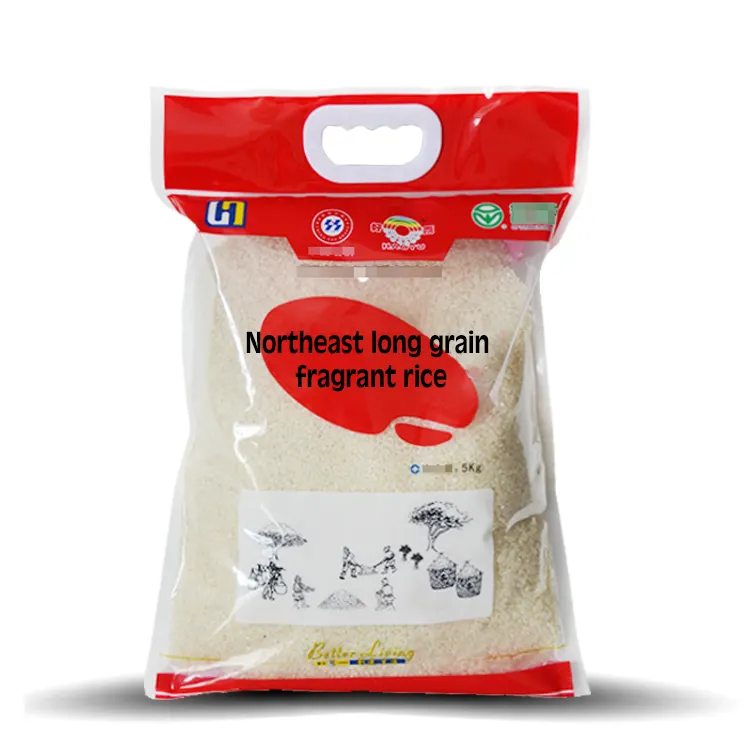 Embalagens de Alimentos de Plástico Impressão personalizada 1kg kg kg Saco de Arroz China 25 5 2kg 50kg PP branco embalagem do saco de arroz saco de embalagens de plástico