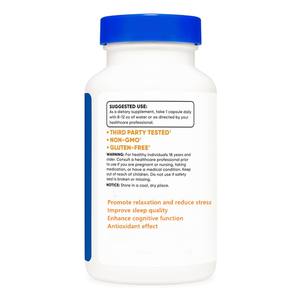 L-テアニンカプセルは睡眠を改善するために使用され、認知機能は神経を保護し、ストレスを和らげます - Product Image 4