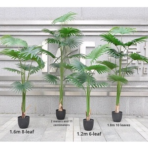 Bán buôn nhân tạo Trung Quốc Fan Palm, cao cấp mô phỏng cây cọ cho cửa hàng cửa sổ cảnh quan, nhựa cây cọ trang trí - Product Image 3