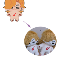 Pas de MOQ, personnalisable, 10 cm, 15 cm, 25 cm, 40 cm, poupées d'idoles coréennes Kpop, poupées de jeu d'anime, accessoires de poupée, figurines en peluche faites à la main