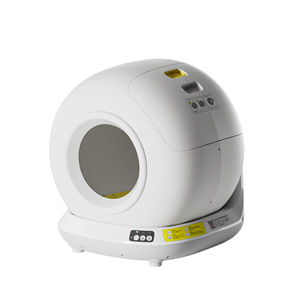 Smart Automatic <b>Cat</b> <b>Litter</b> Box Round Full Enclosed With App Control For Easy Cleaning - Product Image 2