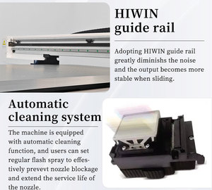 UV6090เครื่องพิมพ์อิงค์เจ็ท UV อัตโนมัติสำหรับ EPSON 1600 I3200 A1เคสโทรศัพท์แบบแบนแก้วโลหะไม้ XP600รับประกัน1ปี - Product Image 5