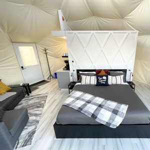 Kit Kubah Geodesik PVC untuk Luar Ruangan, Tenda Glamping untuk Hunian - Product Image 5