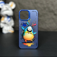 Étui de téléphone créatif Graffiti Cartoon Anime pour iPhone 11 14 15 Pro Max 7 Plus 11 Pro 14 Plus 6 Plus Couverture mobile