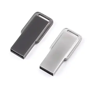2024New Hot Sale Metal USB Flash Drive waterproof Laser customization Usb Key 32GB Mini Metal usb stick