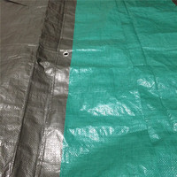 Bâche réfléchissante rayée bleue et blanche avec œillets en aluminium, motif enduit pour garçons et filles, à utiliser comme doublure
